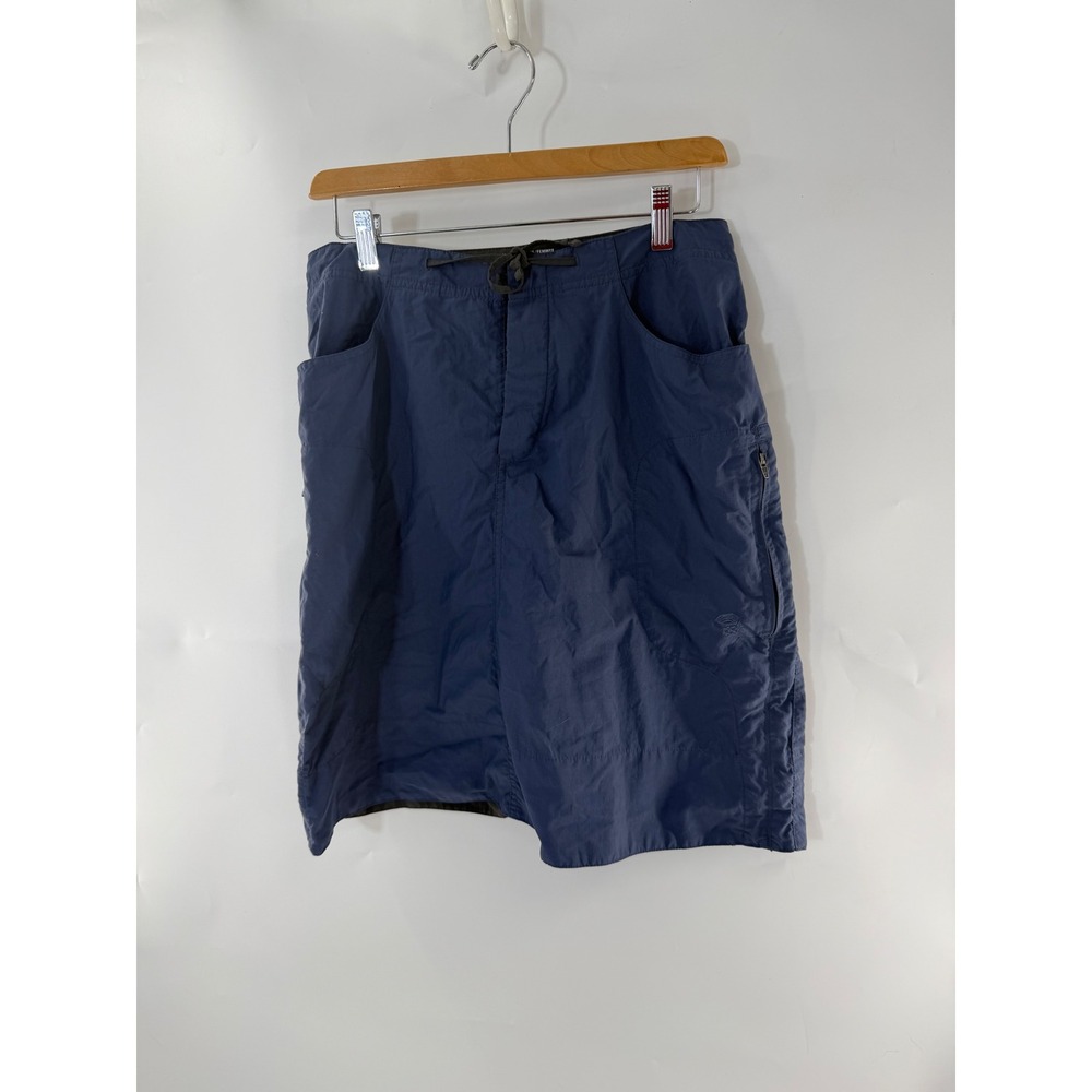 Mountain Hardwear Womens Navy Blue Nylon Hiking Skirt Drawstring OL1631 Size L